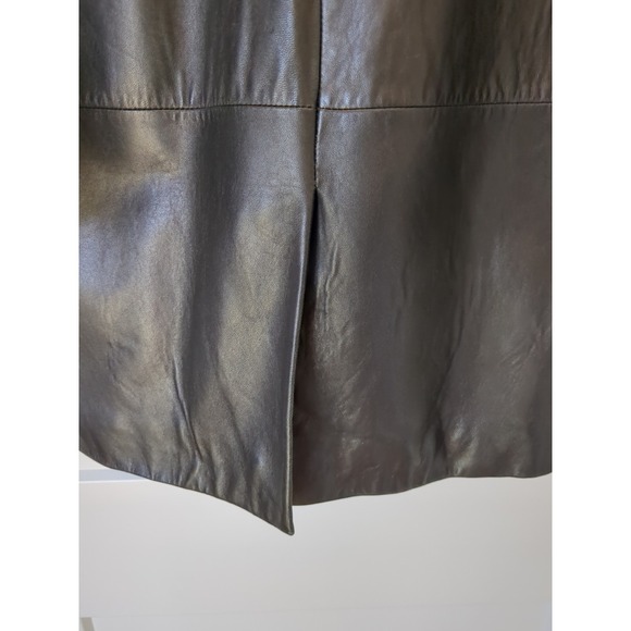 Marc‎ New York Men's Black Button Down Leather Jacket Size Medium - Picture 6 of 10